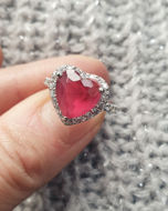 Immagine di Anello Cuore Rosso